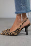 Sorvian | Leopard Slingback Heels