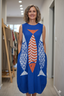 SOPHIE | DRESS WITH FISH ART PRINT